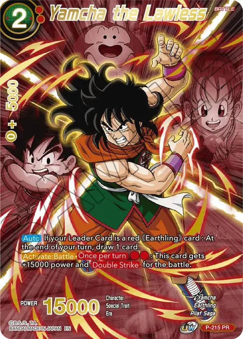 Yamcha the Lawless (Alternate Art) card art