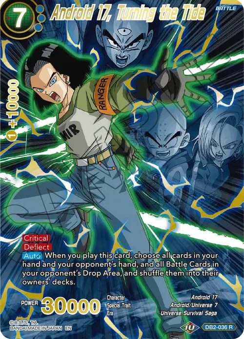 Android 17, Turning the Tide (Alternate Art) card art