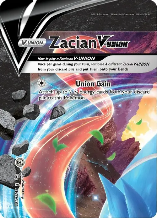 Zacian V-UNION - SWSH163 card art