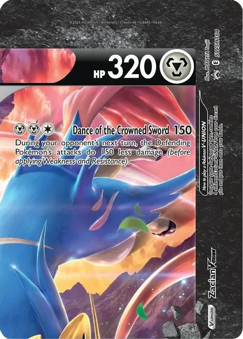 Zacian V-UNION - SWSH164 card art