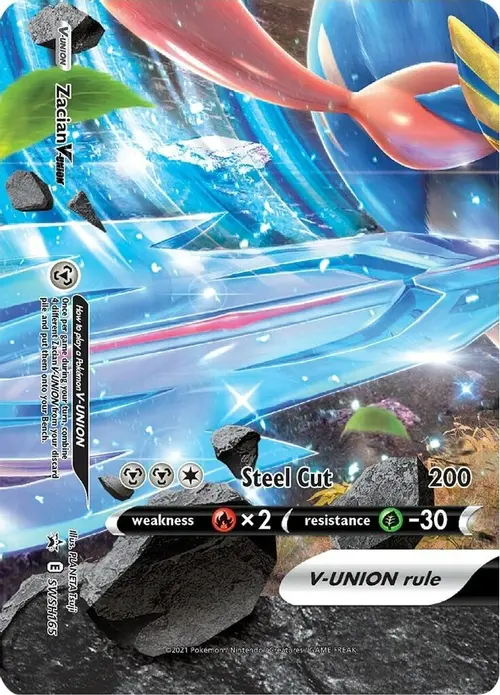 Zacian V-UNION - SWSH165 card art