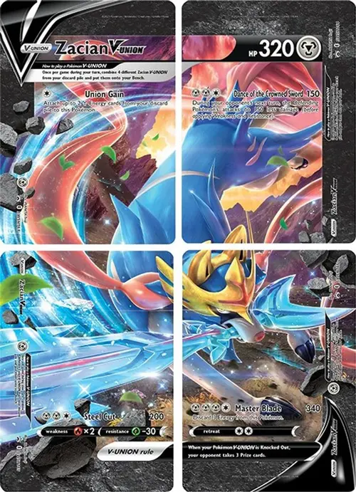 Zacian V-UNION [Set of 4] card art