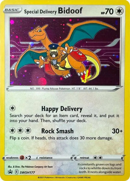 Special Delivery Bidoof card art