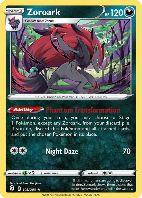Zoroark card art