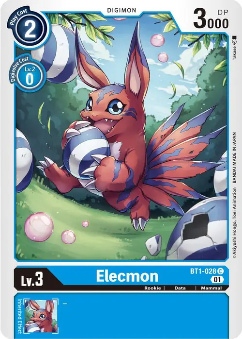Elecmon - BT1-028 (Alternate Art) card art