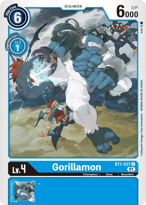 Gorillamon - BT1-037 (Alternate Art) card art
