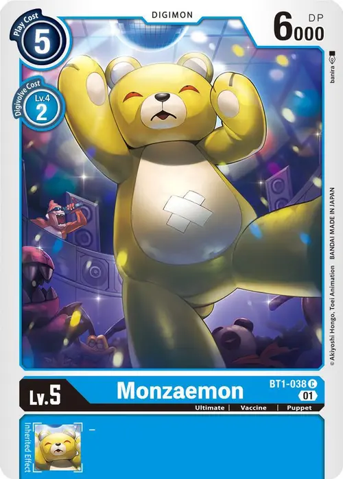 Monzaemon - BT1-038 (Alternate Art) card art