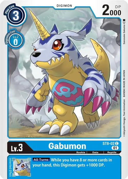Gabumon card art