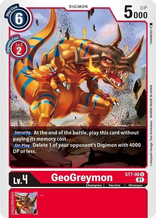 GeoGreymon card art