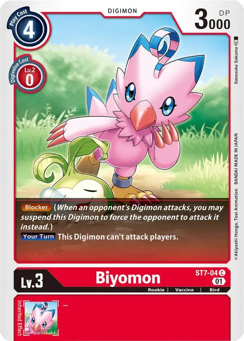 Biyomon card art