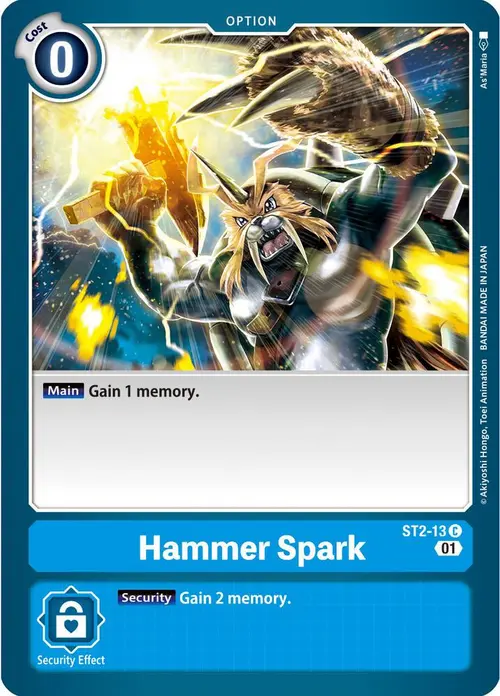 Hammer Spark - ST2-13 (Alternate Art) card art