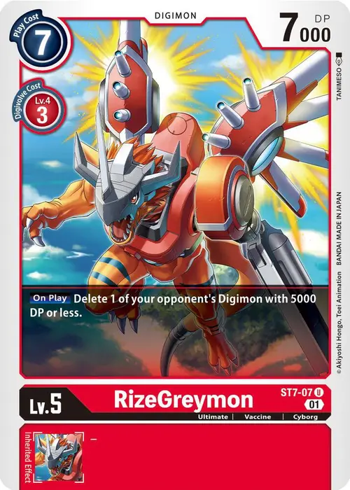 RizeGreymon card art