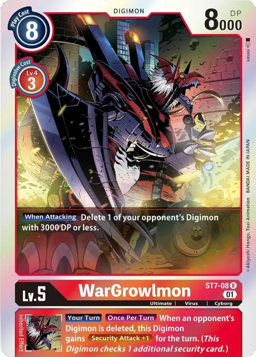 WarGrowlmon card art
