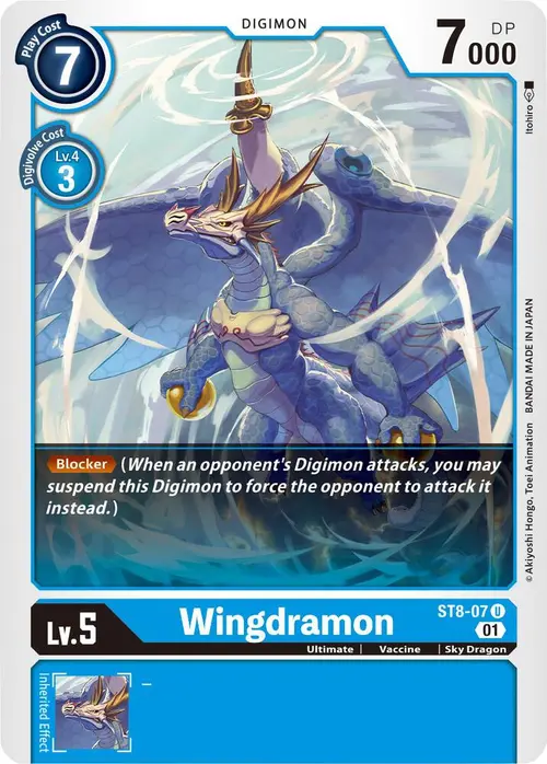 Wingdramon card art