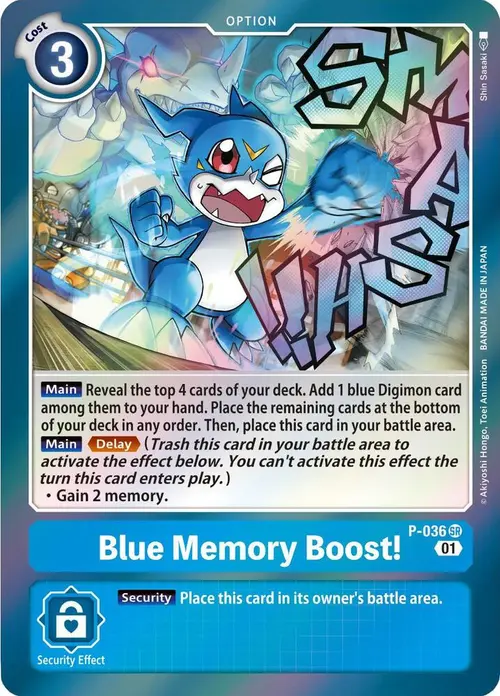Blue Memory Boost! card art