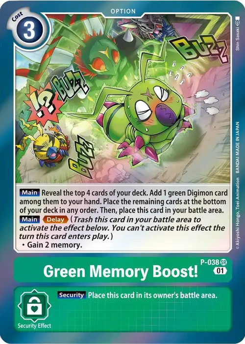 Green Memory Boost! card art