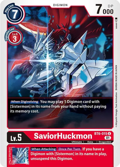 SaviorHuckmon card art