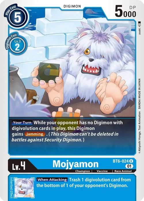 Mojyamon card art