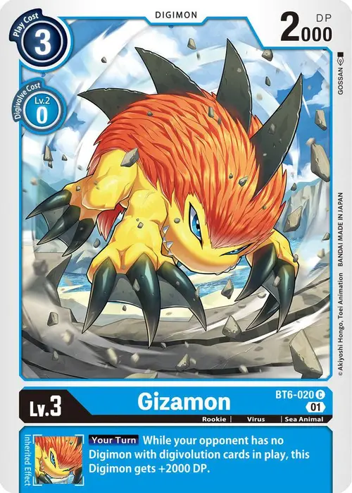 Gizamon card art