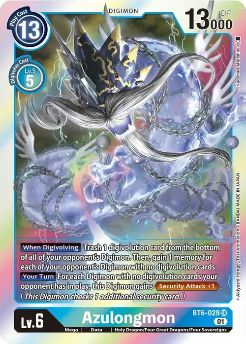 Azulongmon card art