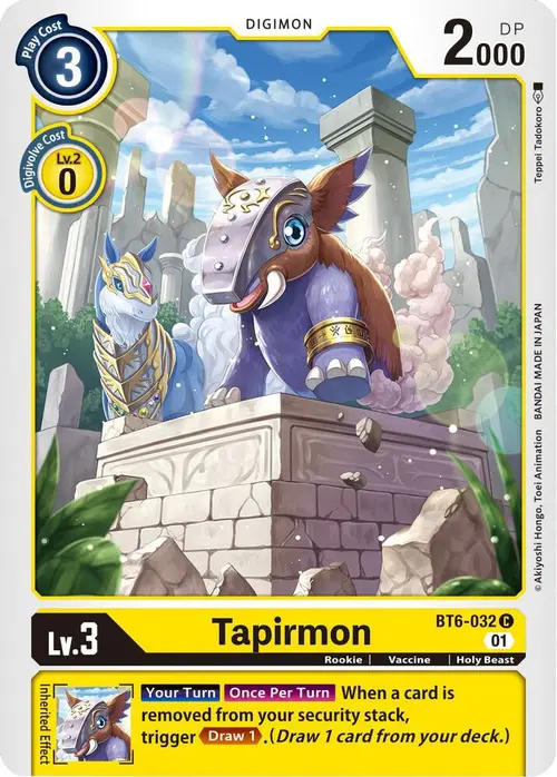Tapirmon card art