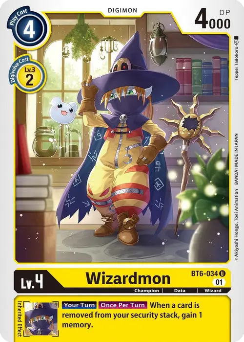Wizardmon card art