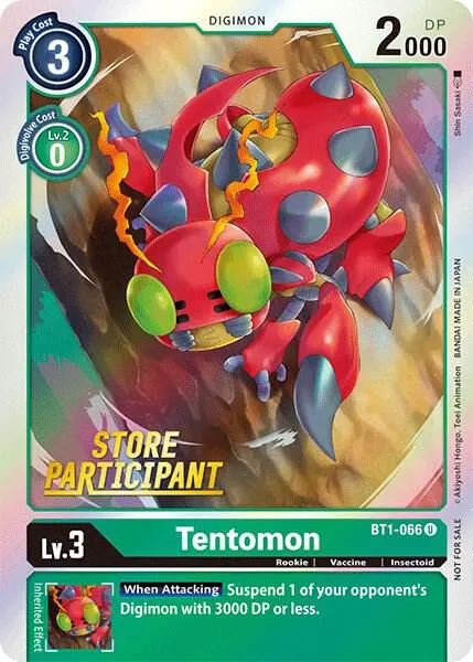 Tentomon - BT1-066 (Store Participant) card art