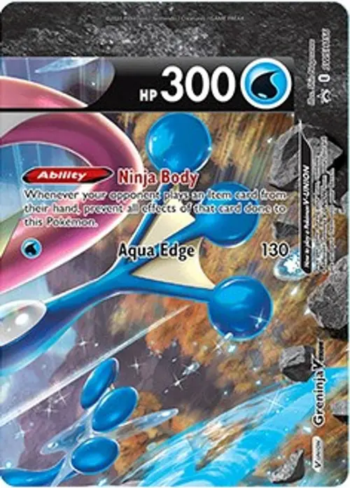 Greninja V-UNION - SWSH156 card art