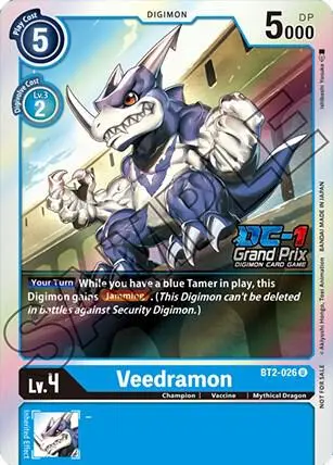 Veedramon (DC-1 Grand Prix) card art