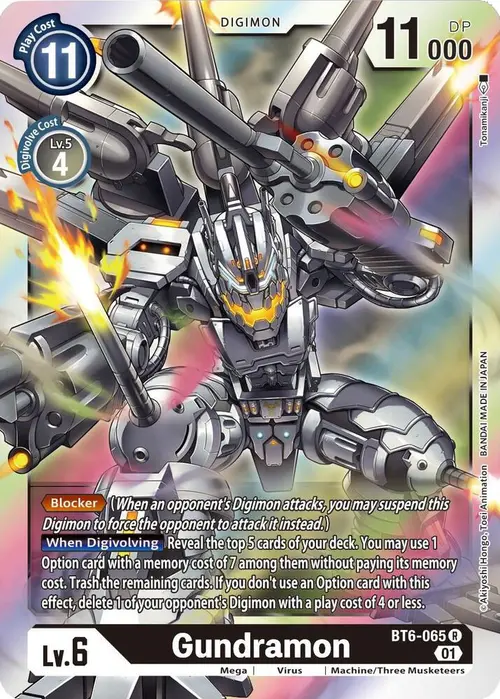Gundramon card art