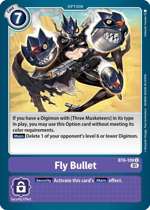 Fly Bullet card art