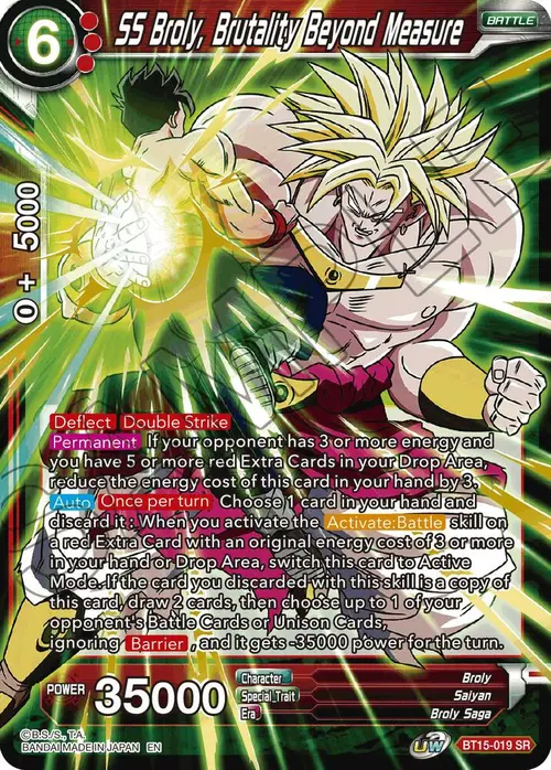 SS Broly, Brutality Beyond Measure card art