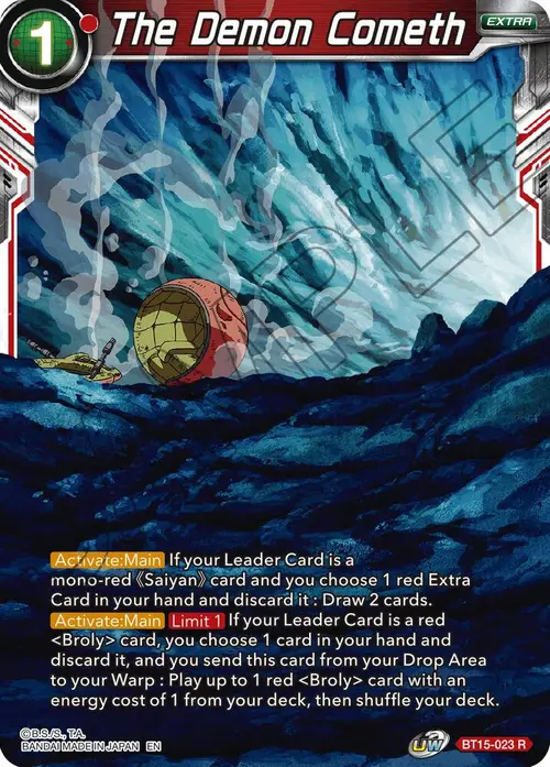 The Demon Cometh card art