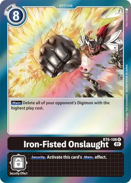 Iron-Fisted Onslaught card art