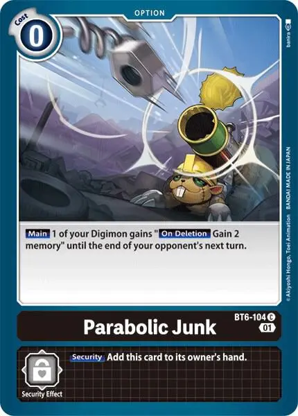 Parabolic Junk card art