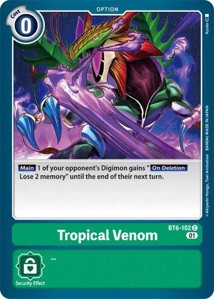Tropical Venom card art