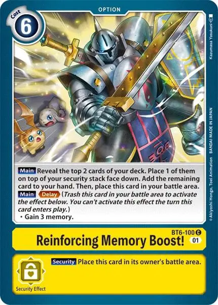 Reinforcing Memory Boost! card art