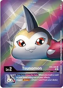 Tsunomon (Box Topper) card art
