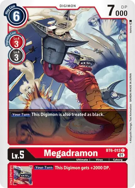 Megadramon card art