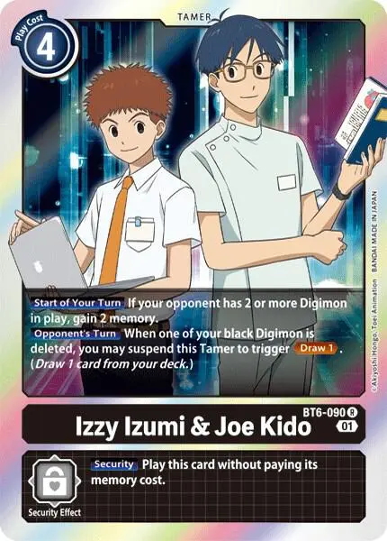 Izzy Izumi & Joe Kido card art