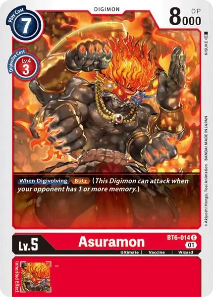 Asuramon card art
