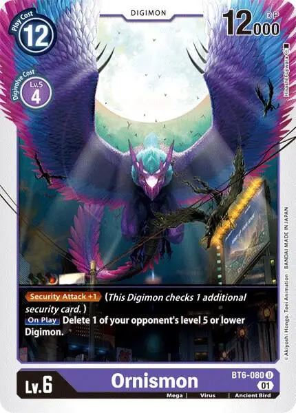 Ornismon card art