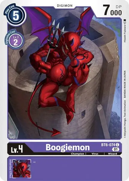 Boogiemon card art