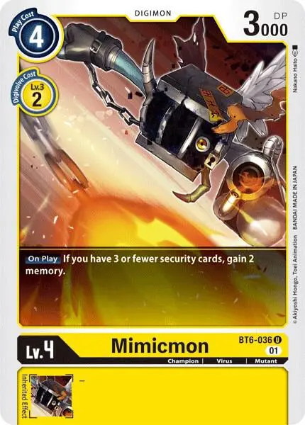 Mimicmon card art