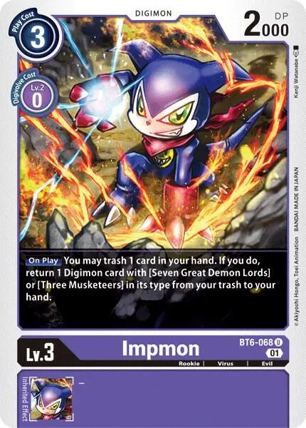 Impmon card art