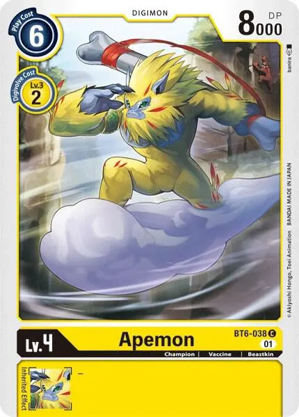 Apemon card art