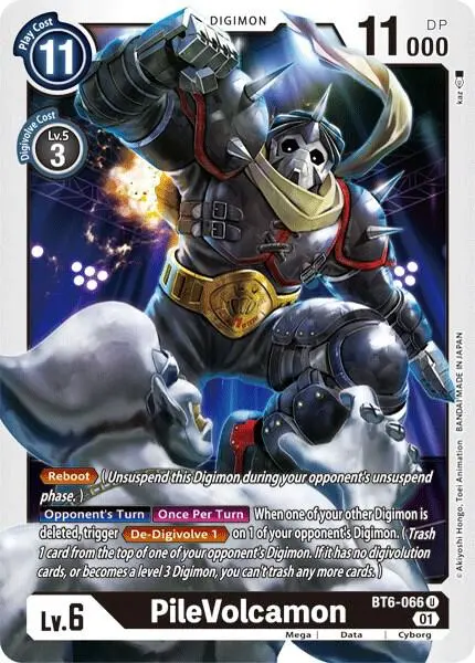 PileVolcamon card art