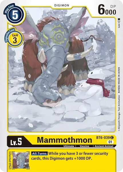 Mammothmon card art