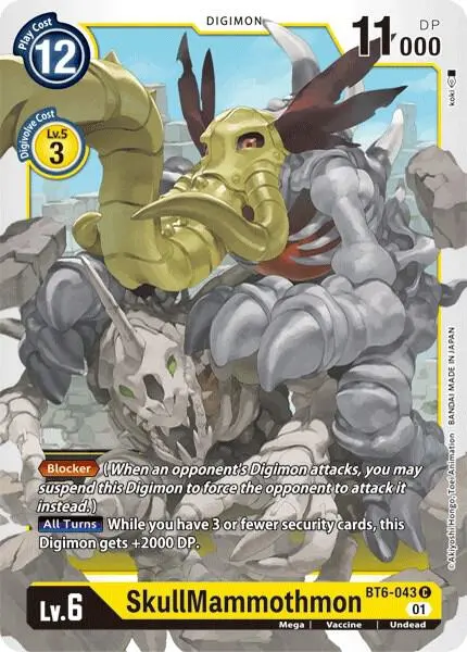 SkullMammothmon card art