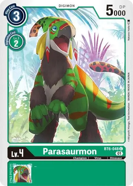 Parasaurmon card art